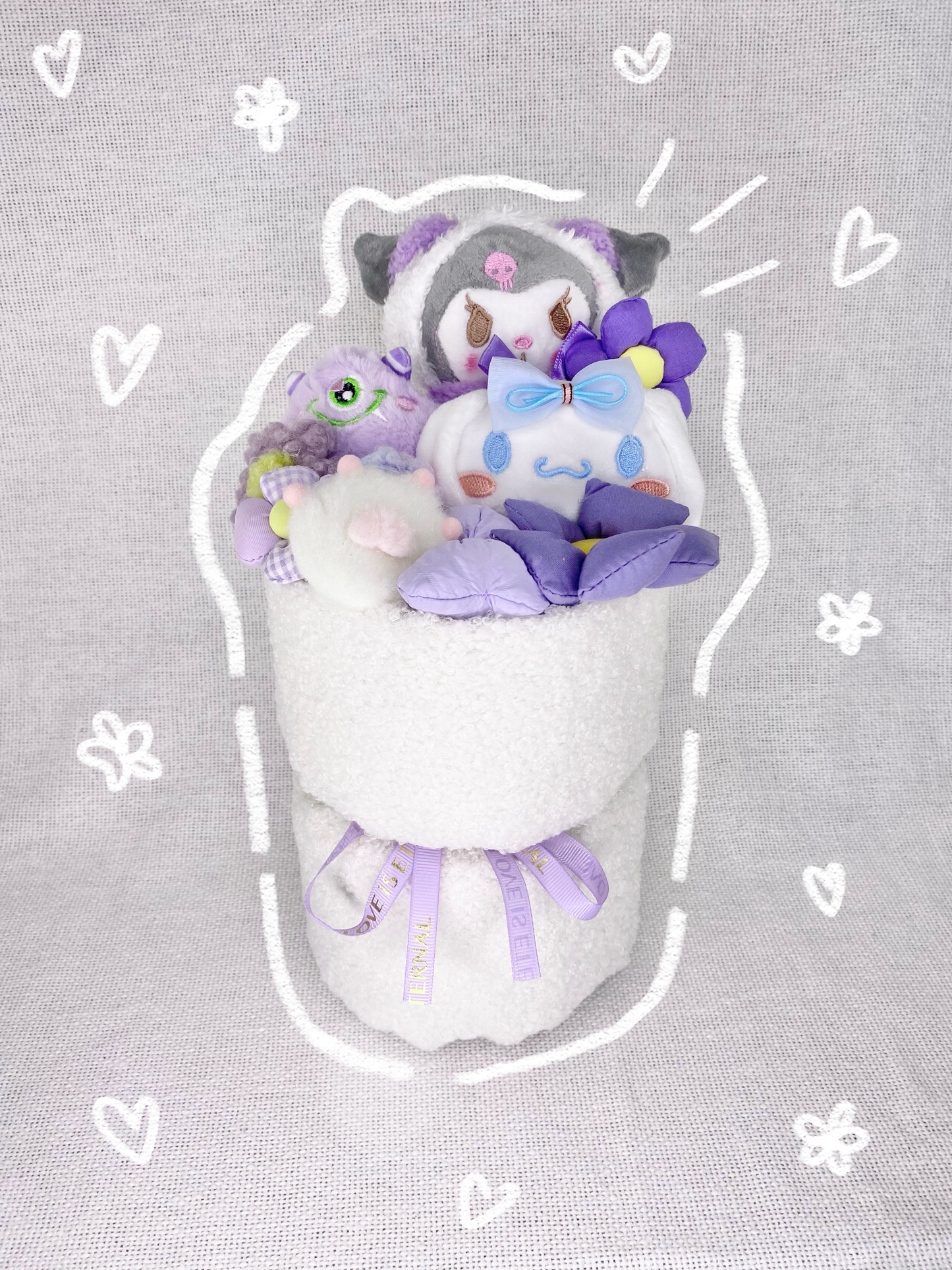 Kuromi Plushie Bouquet