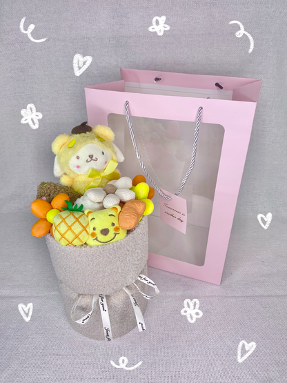 Pompompurin Plushie Bouquet